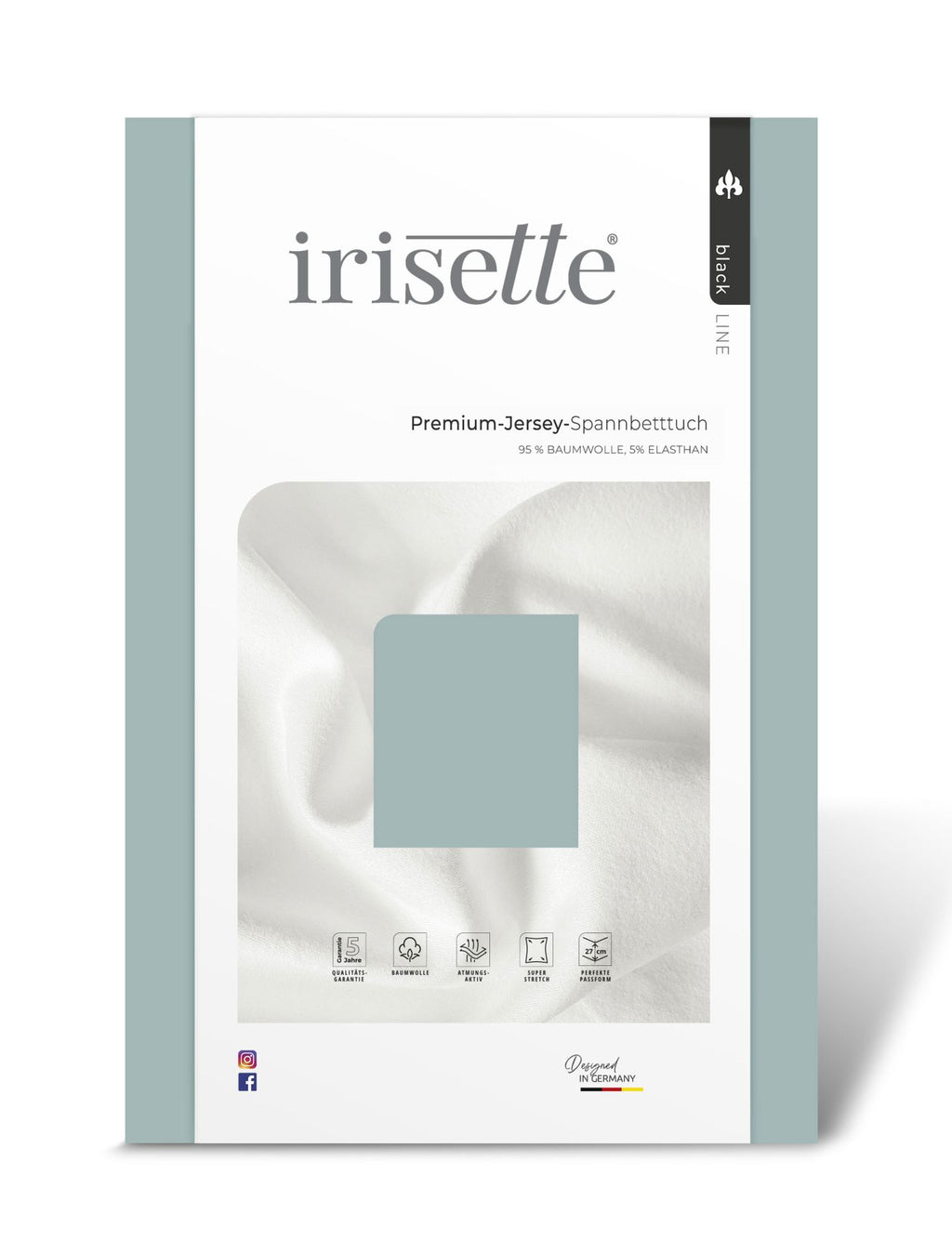 IRS-PORTO COL 31 JERSEY FITTED SHEET 100X200CM