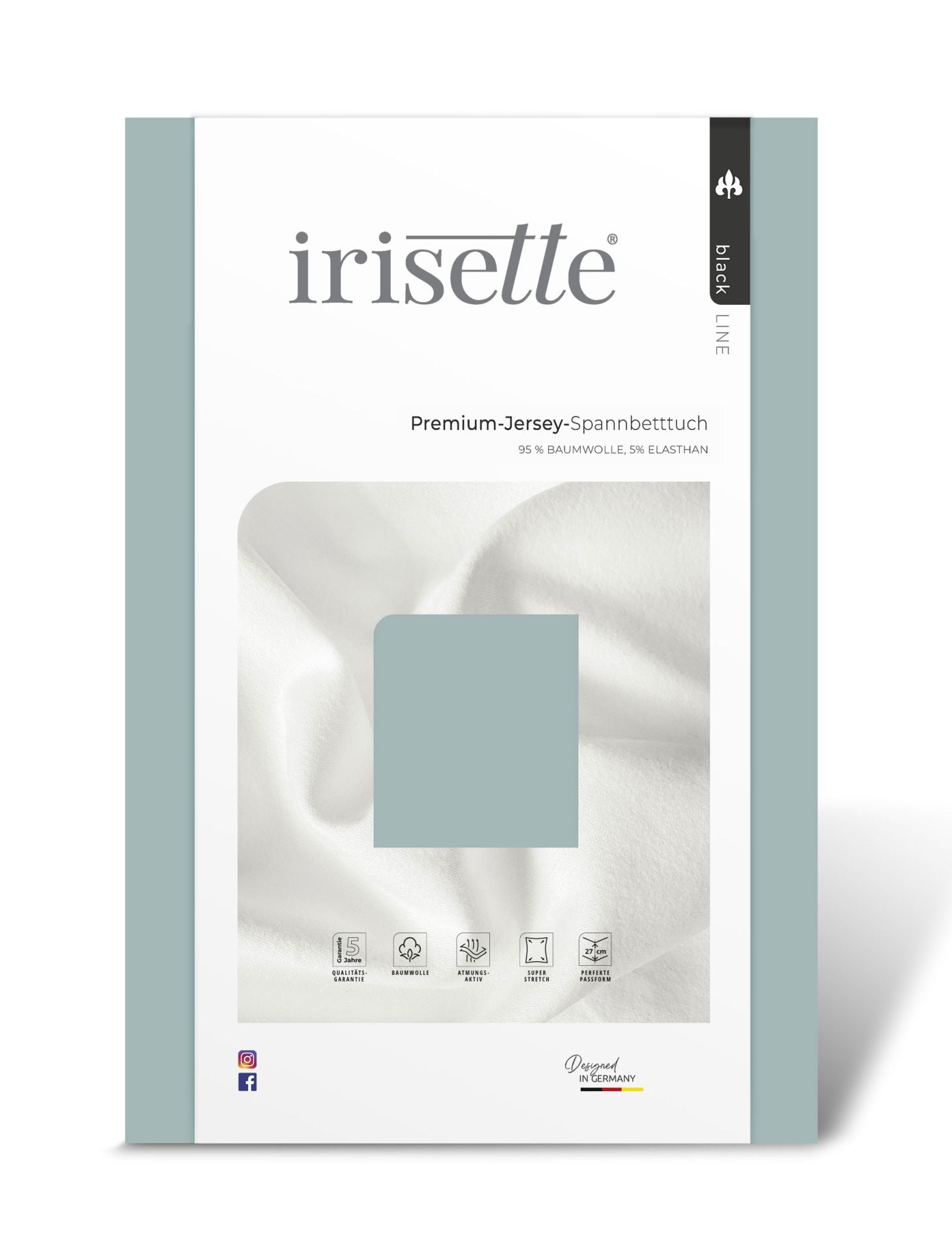 IRS-PORTO COL 31 JERSEY FITTED SHEET 100X200CM