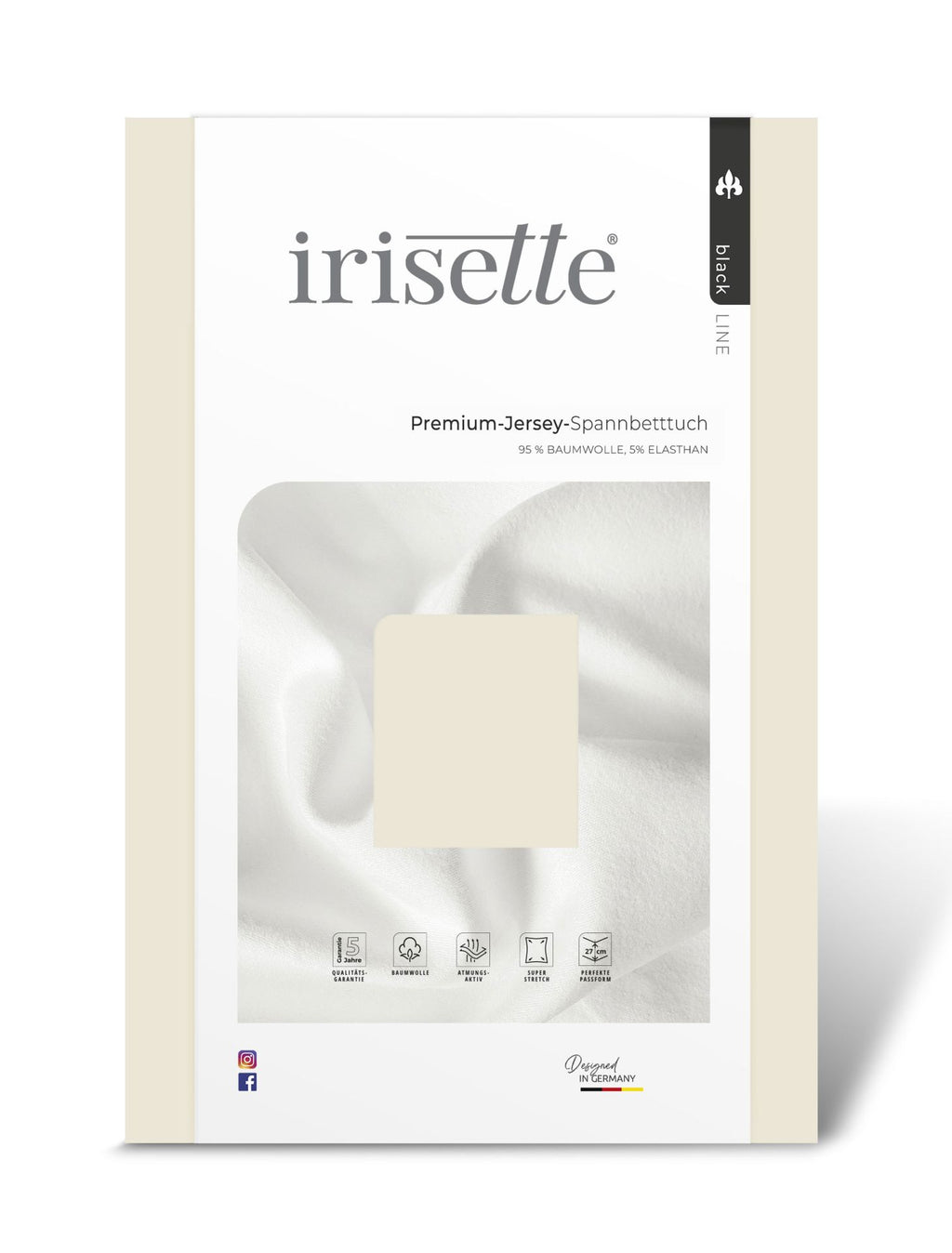 IRS-PORTO COL 80 JERSEY FITTED SHEET 100X200CM