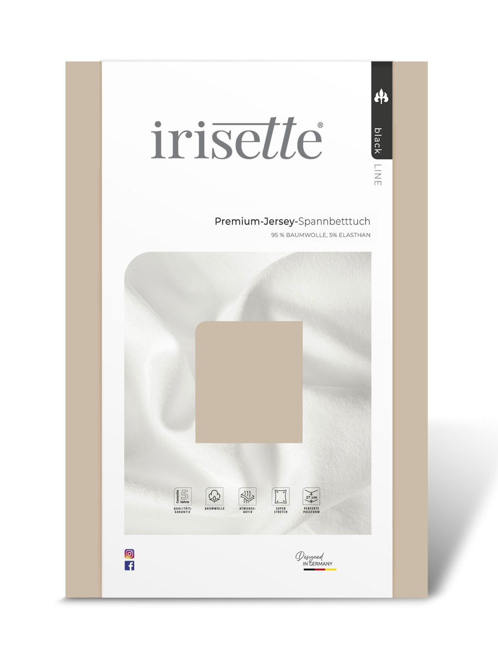 IRS-PORTO COL 81 JERSEY FITTED SHEET 100X200CM