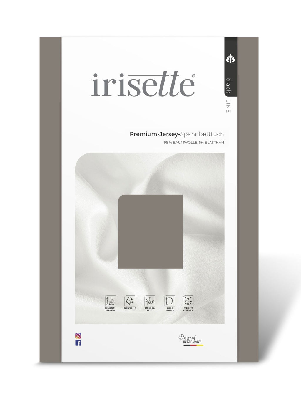 IRS-PORTO COL 82 JERSEY FITTED SHEET 100X200CM