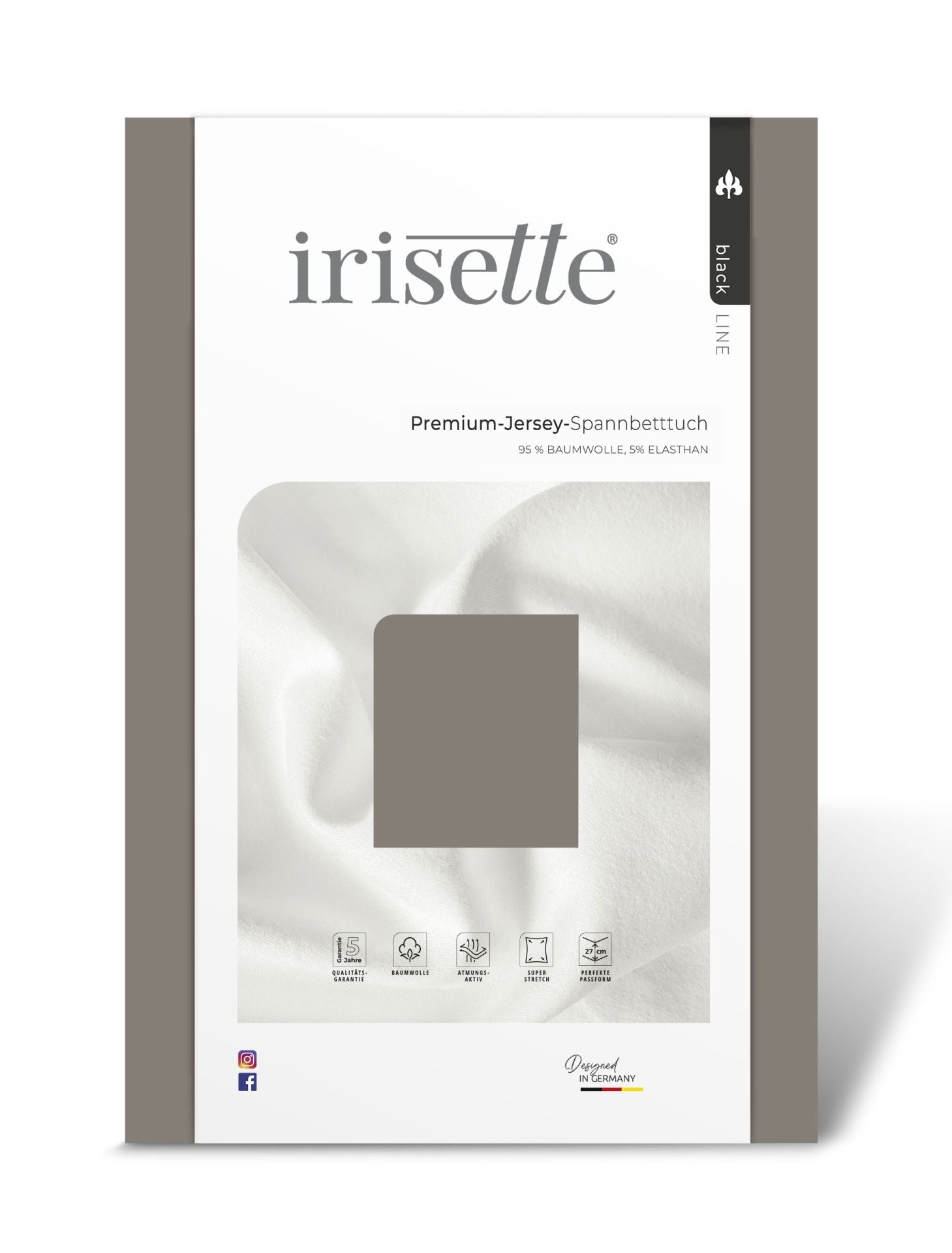 IRS-PORTO COL 82 JERSEY FITTED SHEET 100X200CM