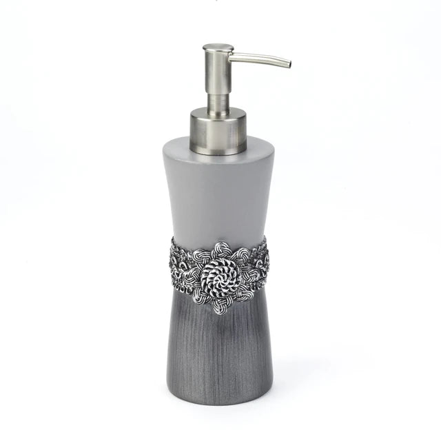 AVN-BRAIDED MEDALLION LOTION PUMP