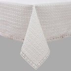 MG-1726L WHITE LACE 70'X180' TABLECLOTH