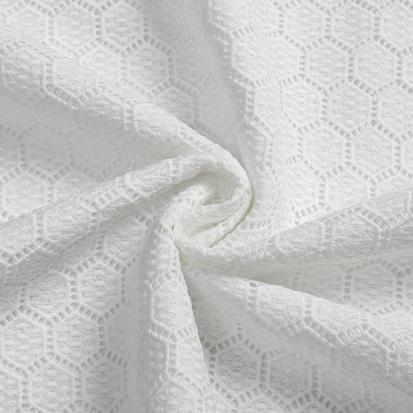 MG-1725L WHITE LACE TABLECLOTH