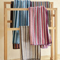 CHR-CARNABY NEUTRAL STRIPE TOWEL