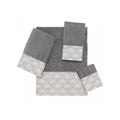 AVN-DECO SHELL NICKEL BATH/HAND/GUEST TOWEL