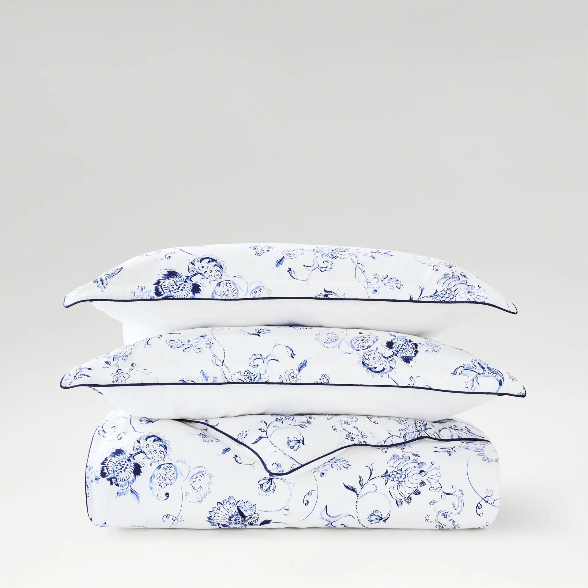 CHR-HARDWICK DUVET SET DBL NAVY BL.