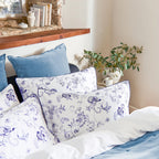 CHR-HARDWICK DUVET SET DBL NAVY BL.