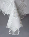 PAR-KINGSTON WHITE TABLECLOTH