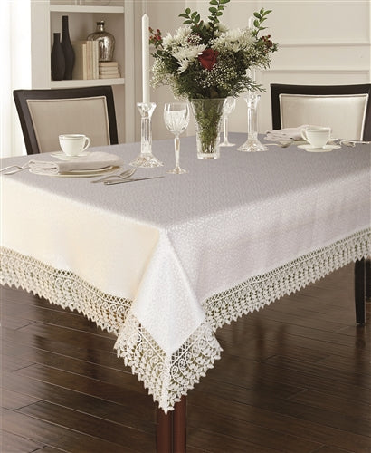 VLT-LEGACY WHITE TABLECLOTH