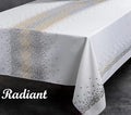 EAD-RADIANT SILVER&GOLD TABLECLOTH