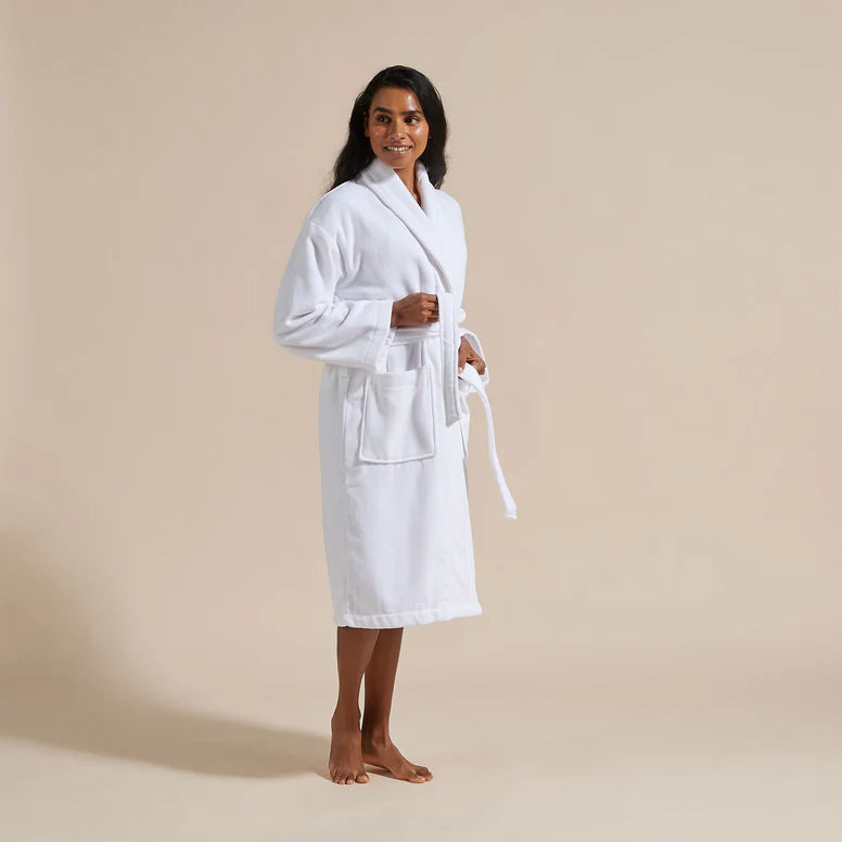 CHR-SUPREME WHITE BATHROBE XL