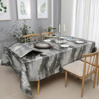 MG-1200 SILVER JACQUARD TABLECLOTH