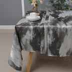 MG-1200 SILVER JACQUARD TABLECLOTH