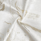 MG-1327 WHITE GOLD WAVE TABLECLOTH