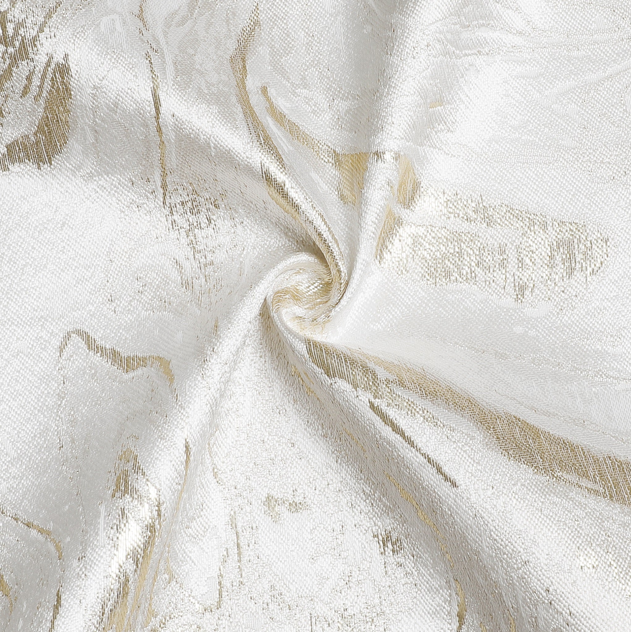 MG-1327 WHITE GOLD WAVE TABLECLOTH