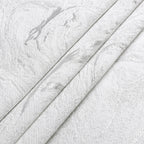 MG-1328 WHITE&SILVER WAVE TABLECLOTH