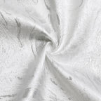 MG-1328 WHITE&SILVER WAVE TABLECLOTH