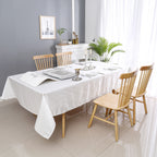 MG-1333 WHITE SILVER RAYS TABLECLOTH