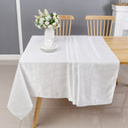 MG-1333 WHITE SILVER RAYS TABLECLOTH