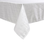 MG-1333 WHITE SILVER RAYS TABLECLOTH