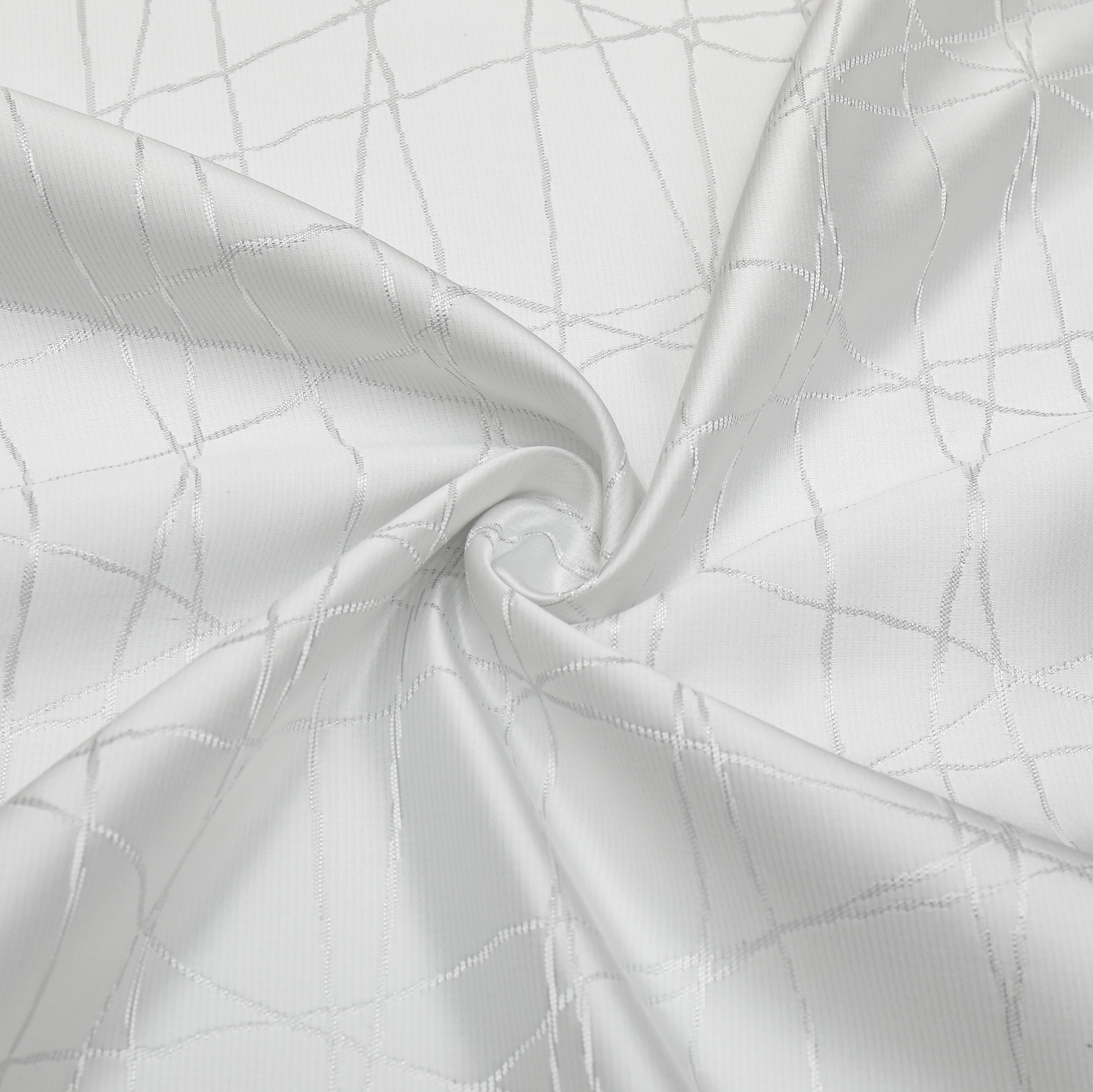MG-1333 WHITE SILVER RAYS TABLECLOTH