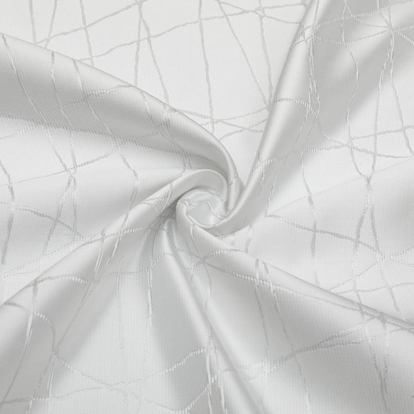 MG-1333 WHITE SILVER RAYS TABLECLOTH