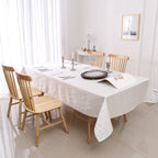 MG-1334 WHITE GOLD RAYS TABLECLOTH