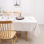 MG-1334 WHITE GOLD RAYS TABLECLOTH