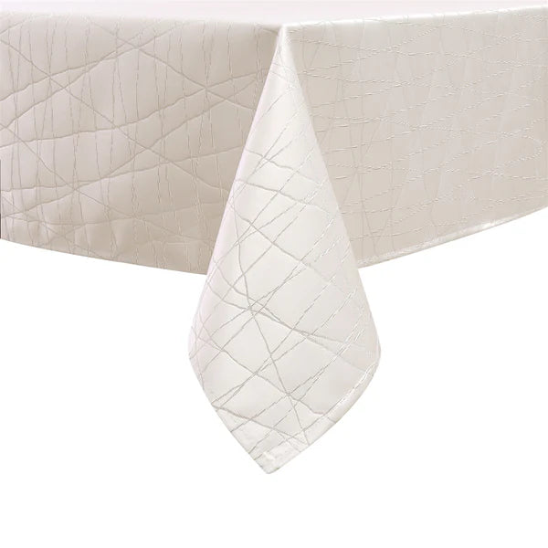 MG-1334 WHITE GOLD RAYS 108' TABLECLOTH