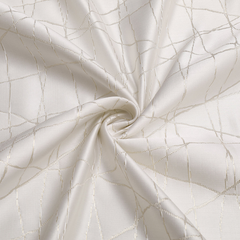 MG-1334 WHITE GOLD RAYS TABLECLOTH