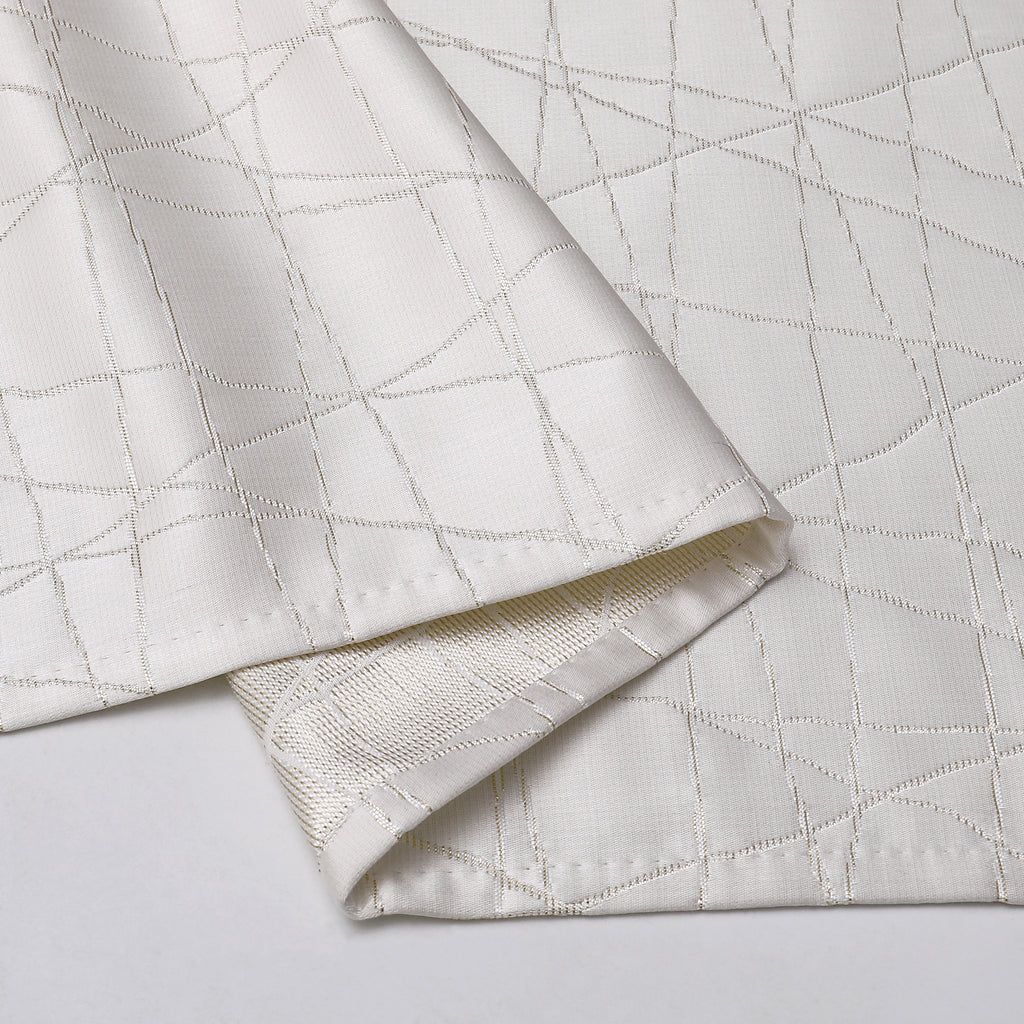 MG-1334 WHITE GOLD RAYS TABLECLOTH