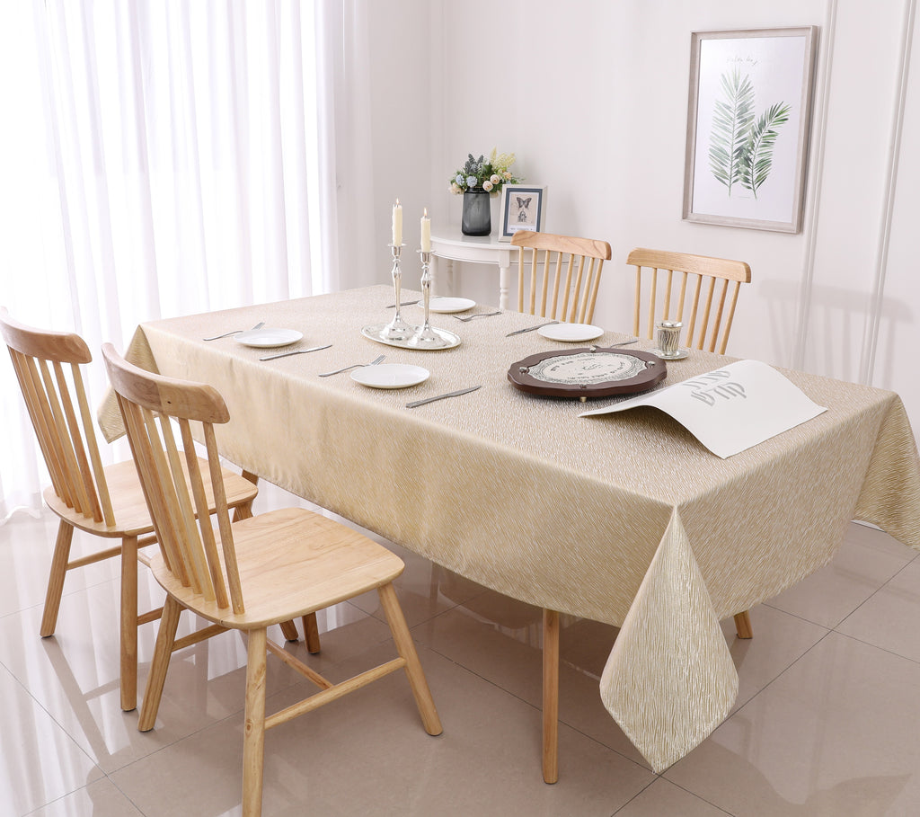 MG-1338 AVALON GOLD TABLECLOTH