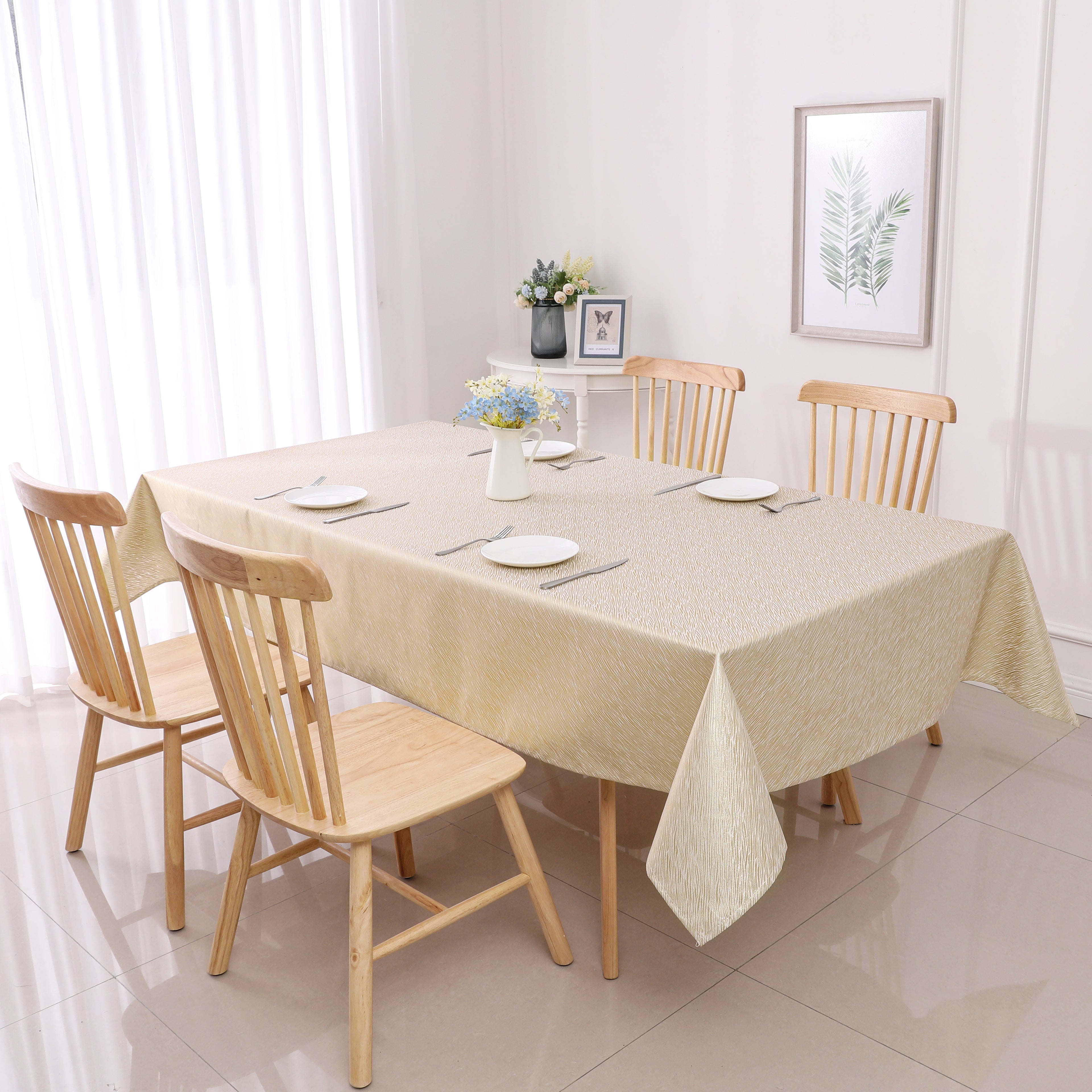 MG-1338 AVALON GOLD TABLECLOTH
