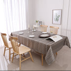 MG-1340 ZIG ZAG DARK TABLECLOTH