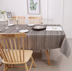 MG-1340 ZIG ZAG DARK TABLECLOTH