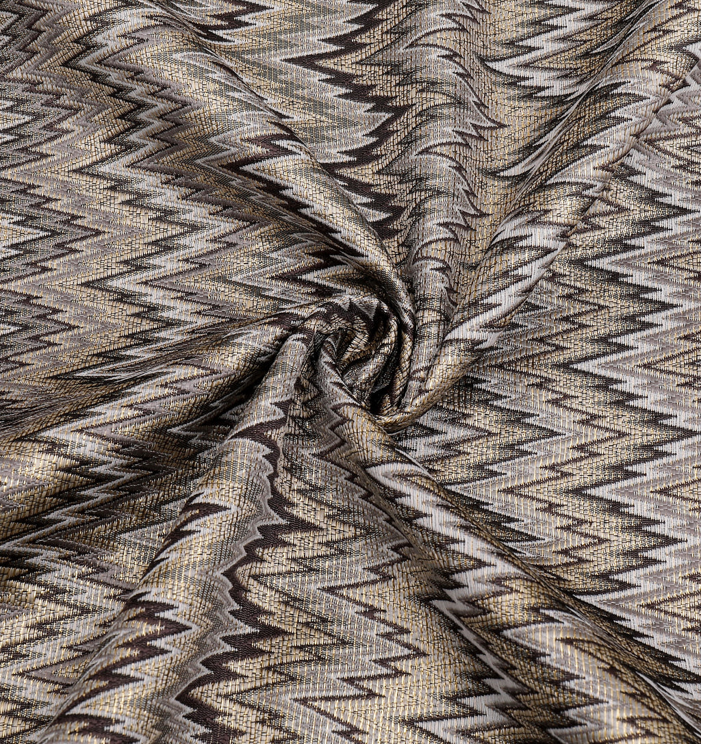 MG-1340 ZIG ZAG DARK TABLECLOTH