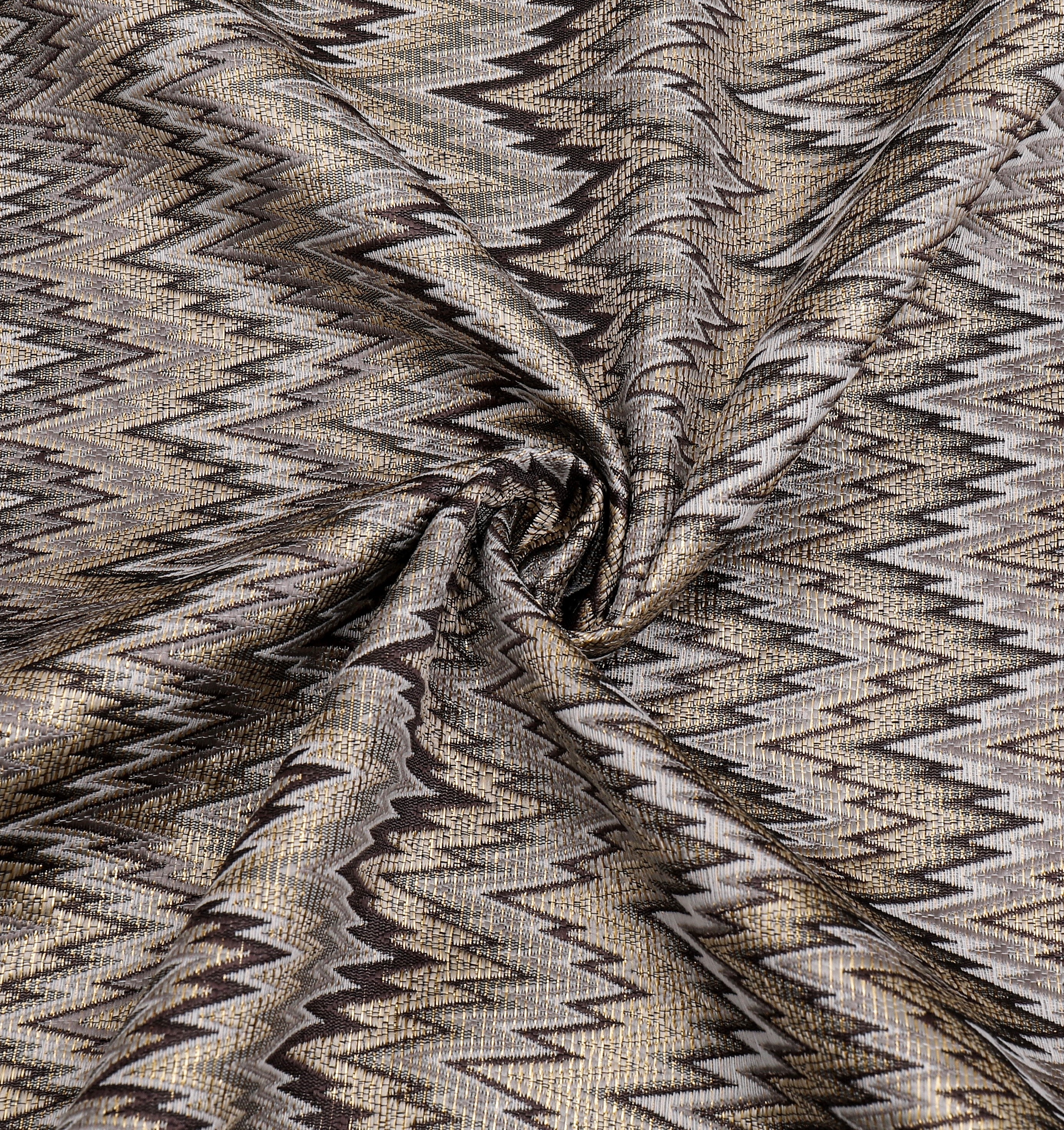 MG-1340 ZIG ZAG DARK TABLECLOTH
