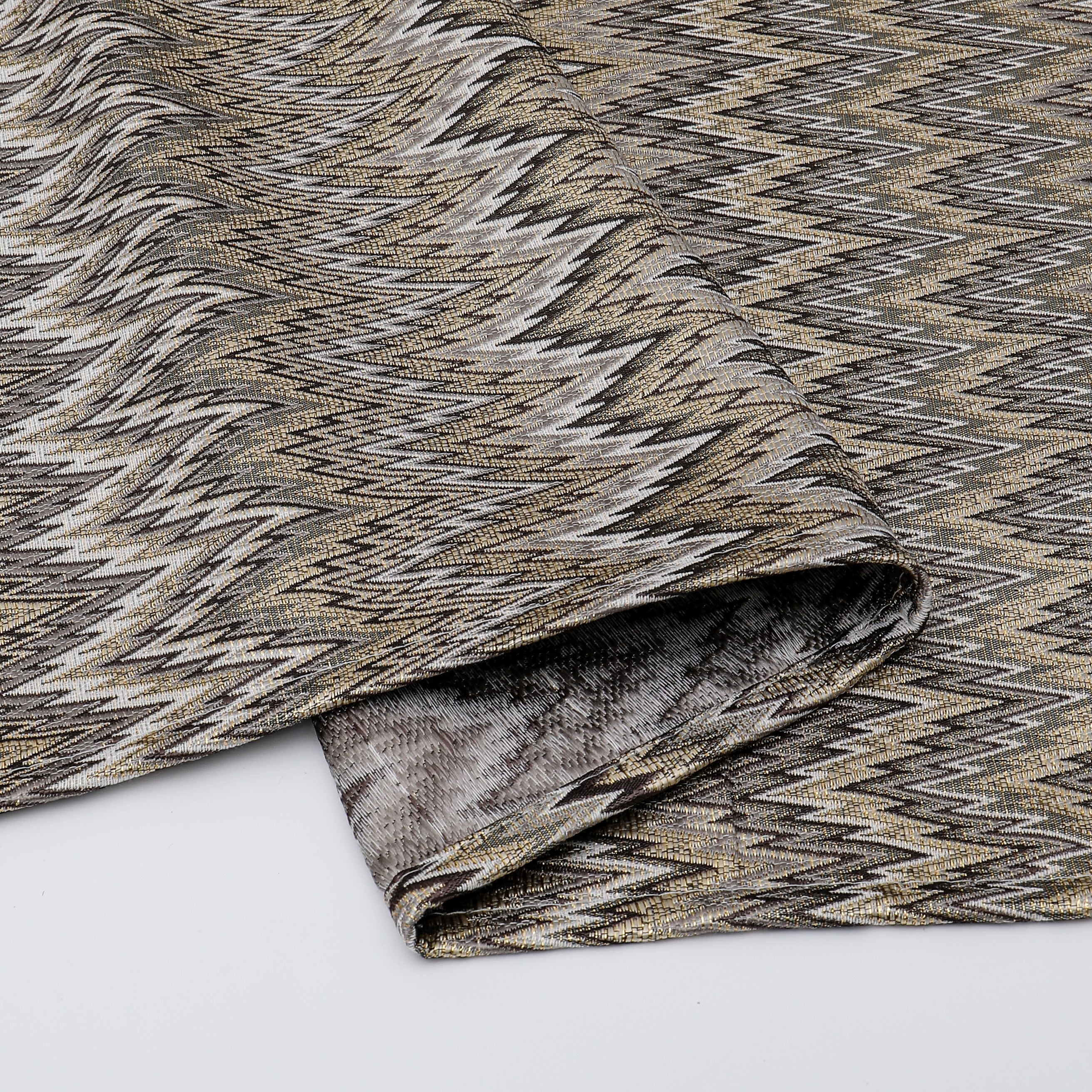MG-1340 ZIG ZAG DARK TABLECLOTH