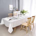 MG-1344 SILVER DIAMOND TABLECLOTH
