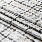 MG-1349 BLACK WEAVE TABLECLOTH