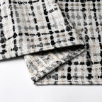MG-1349 BLACK WEAVE TABLECLOTH