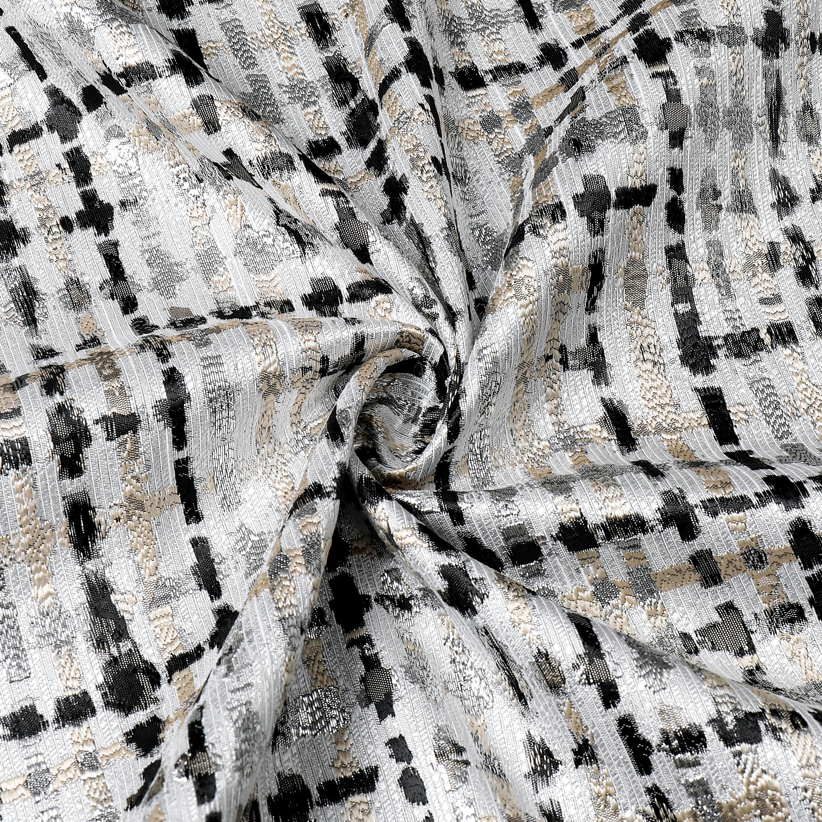 MG-1349 BLACK WEAVE TABLECLOTH