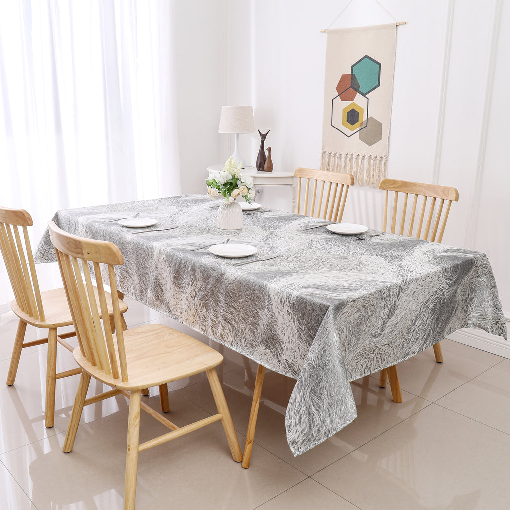 MG-1353 FOREST GREY TABLECLOTH