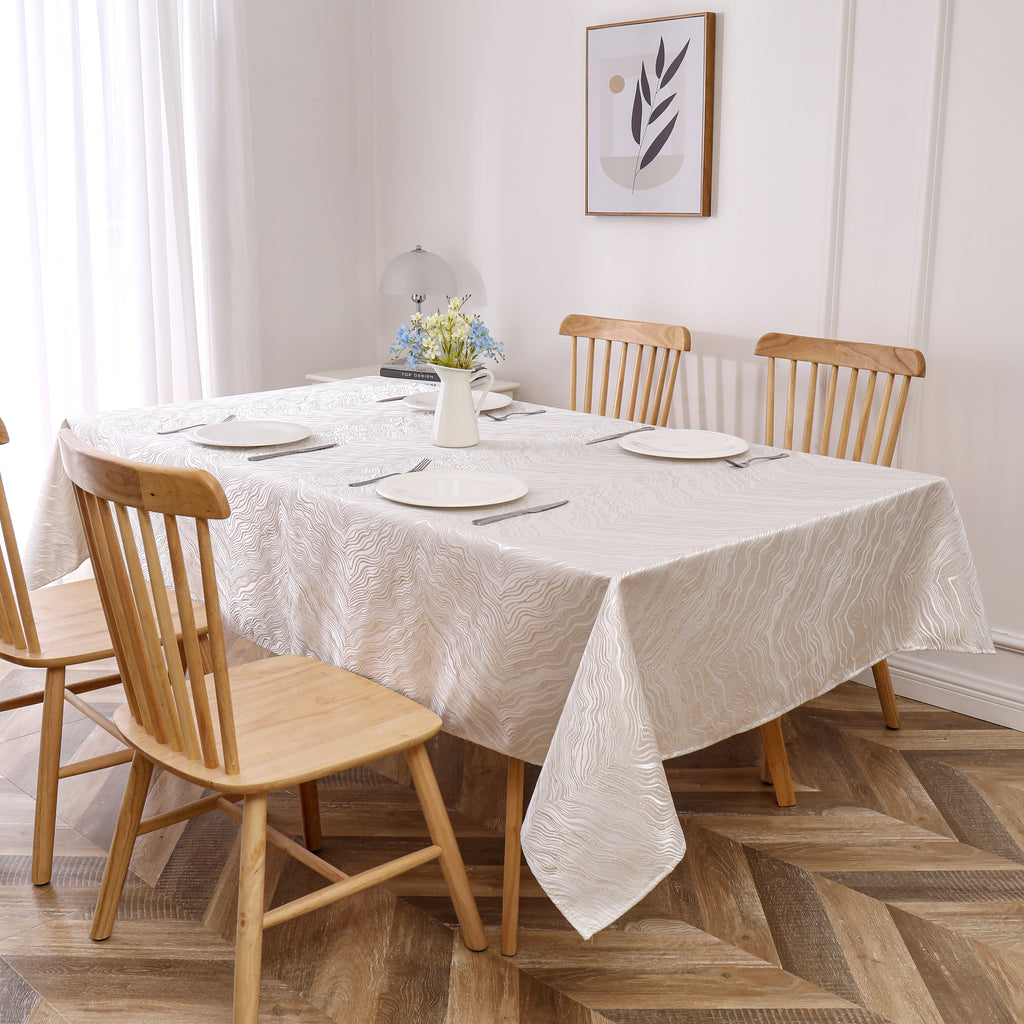 MG-1359 SPARKLE GOLD TABLECLOTH