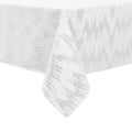 MG-1401 SILVER DOTTED VELVET 144' TABLECLOTH