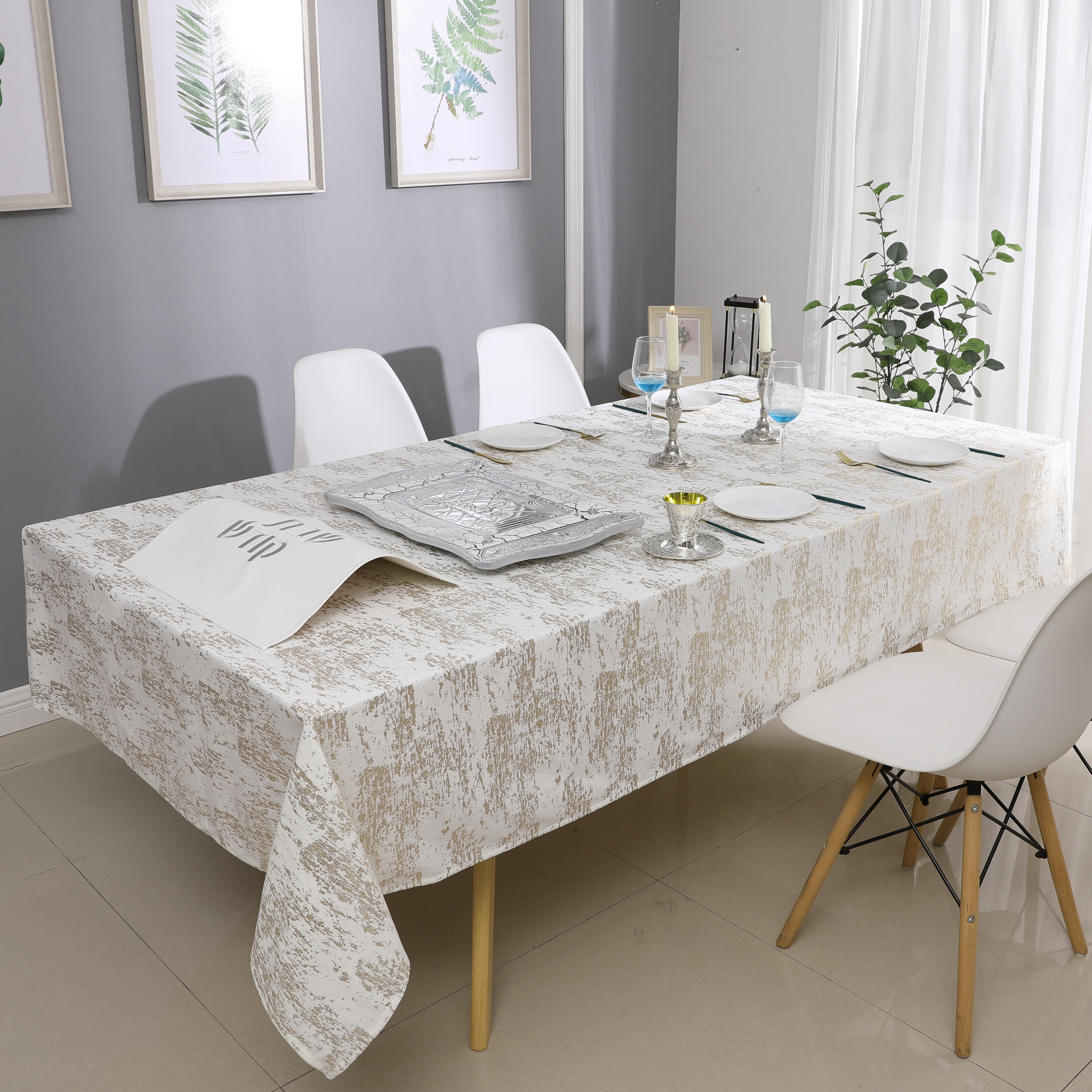 MG-1402 GOLD MOSAIC PRINT T.CLOTH