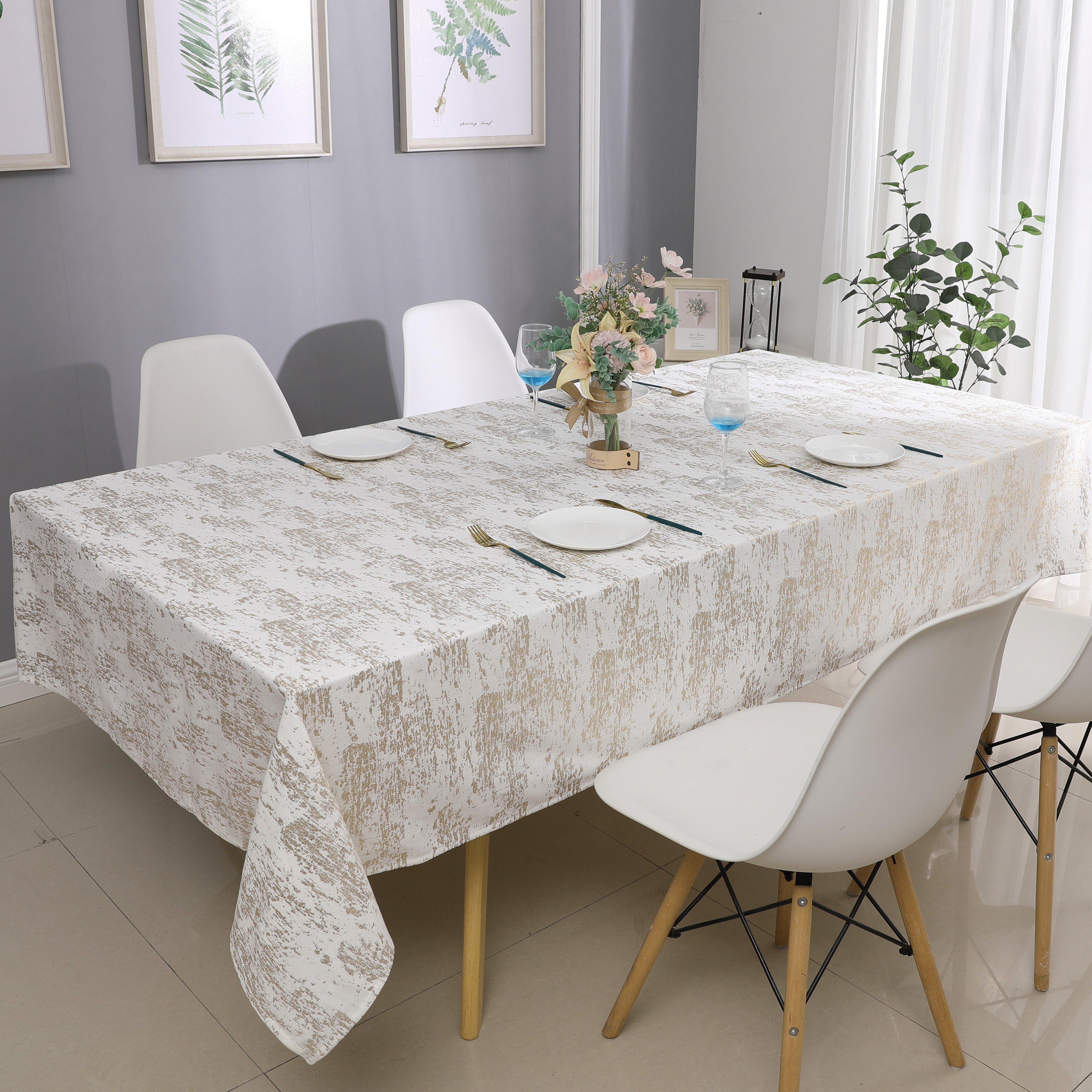 MG-1402 GOLD MOSAIC PRINT T.CLOTH