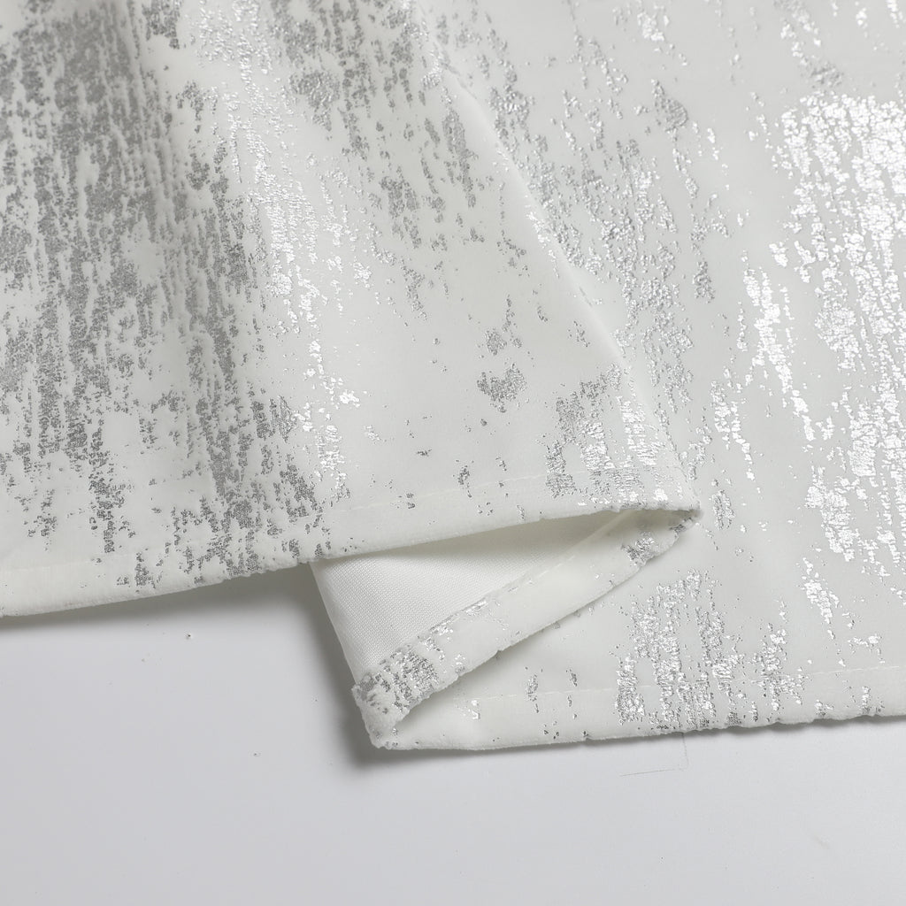 MG-1403 SILVER MOSAIC PRINT T.CLOTH